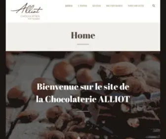 Chocolats-Alliot.fr(Chocolaterie Alliot) Screenshot