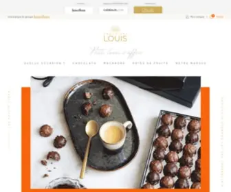 Chocolats-Louis.com(Livraison de chocolats et friandises par INTERFLORA) Screenshot