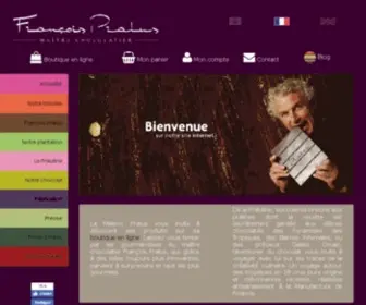 Chocolats-Pralus.com(François Pralus) Screenshot
