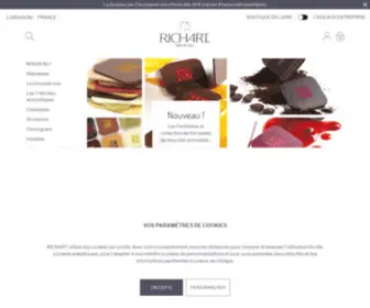 Chocolats-Richart.com(Coffrets Cadeau Chocolats) Screenshot