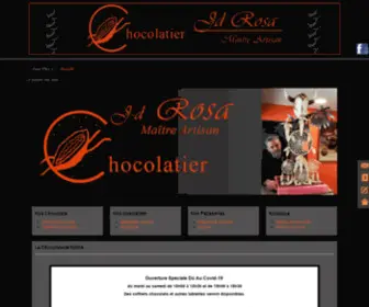 Chocolats-Rosa.fr(Chocolats ROSA) Screenshot