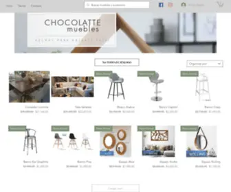 Chocolattemuebles.com(Salas) Screenshot