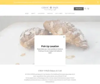 Chocopainbakery.com(CHOC·O·PAIN) Screenshot