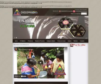 Chocoprisma.com(Bienvenidos a) Screenshot