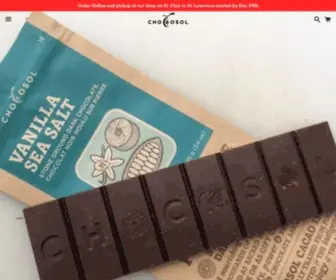 Chocosoltraders.com(Bean-to Bar Dark Chocolate Shop in Toronto) Screenshot