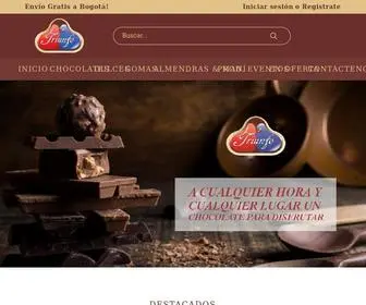 Chocotriunfo.com.co(Chocolates Triunfo S.A) Screenshot