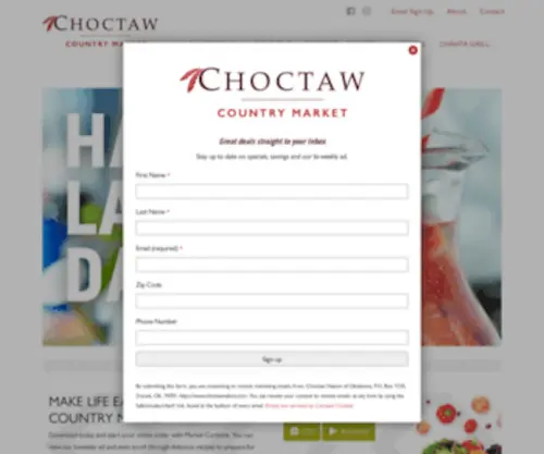 Choctawcountrymarket.com(Choctaw Country Market) Screenshot