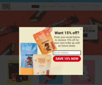 Choczero.com(Sugar Free Chocolate) Screenshot