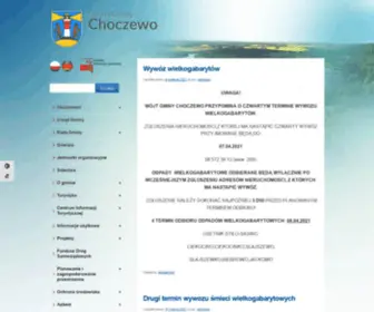 Choczewo.com.pl(Urząd Gminy Choczewo) Screenshot