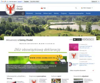 Chodel.gmina.pl(Gmina Chodel oficjalny portal) Screenshot