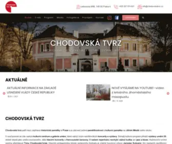 Chodovskatvrz.cz(Chodovská tvrz) Screenshot