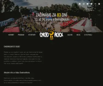 Chodrockfest.cz(Rockový open) Screenshot