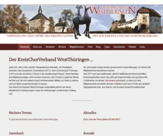 Choere-Westthueringen.de(Westthüringen) Screenshot