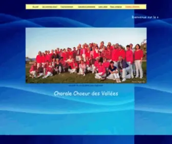 Choeurdesvallees.fr(Index-accueil) Screenshot