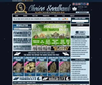 Choice-Cannabis-Seeds.com(The Choice Seedbank) Screenshot