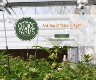 Choice-Farms.com(Choice Farms Craft Cannabis) Screenshot