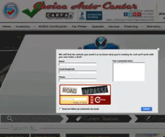 Choiceautocenter.com(Choiceautocenter) Screenshot