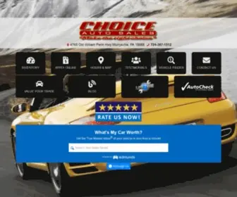 Choiceautosalesonline.com(Choiceautosalesonline) Screenshot