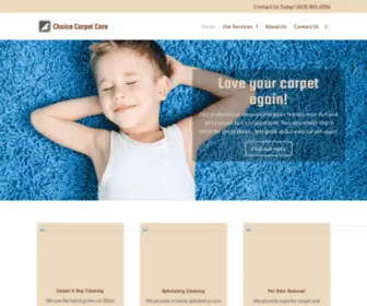 Choicecarpetcaretn.com(Choice Carpet Care) Screenshot