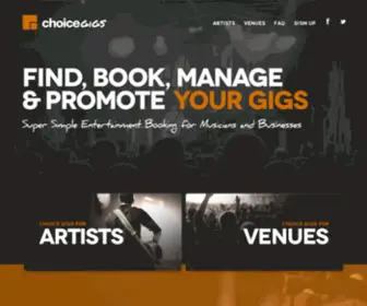 Choicegigs.com(ChoiceGigs) Screenshot