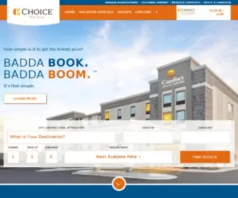 Choicehotels.com(Choice Hotels) Screenshot