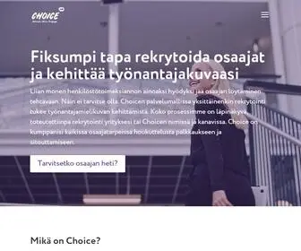 Choicehr.fi(Choice HR) Screenshot