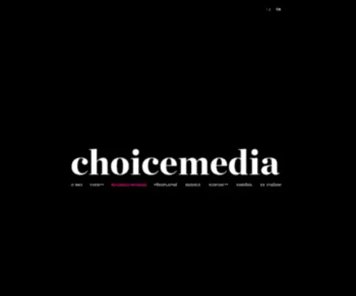 Choicemedia.cz(Úvod) Screenshot