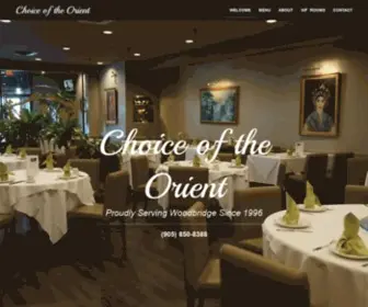 Choiceoftheorient.com(Choice of the Orient) Screenshot