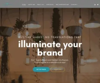 Choiceofwords.co.uk(Russian marketing translations that illuminate your brand) Screenshot