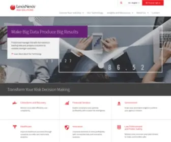 Choicepoint.net(LexisNexis Risk Solutions) Screenshot
