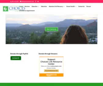 Choicesclinic.net(Choice Clinic Life Resource Center) Screenshot