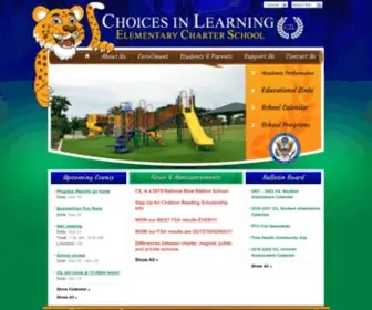 Choicesinlearning.org(Choices in Learning Elementary Charter School) Screenshot