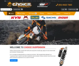 Choicesuspension.com.au(Choice Suspension) Screenshot