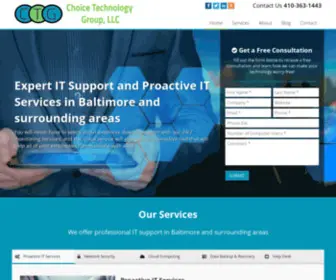 Choicetg.com(Managed IT Services & IT Support) Screenshot