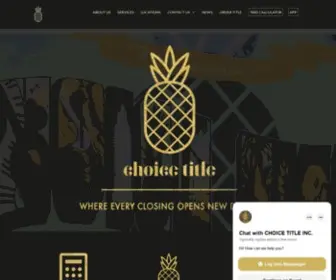 Choicetitle.com(Choice Title) Screenshot