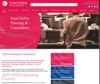 Choicetraining.ie(Choice Training & Consultancy) Screenshot