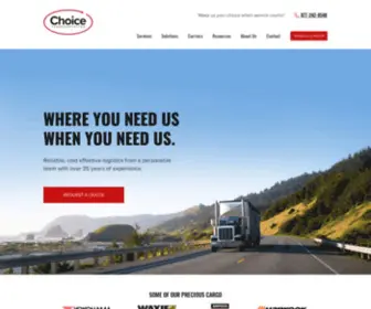 Choicetrans.com(Choice Transportation) Screenshot