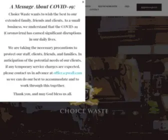 Choicewastefl.com(My waste and recycling) Screenshot