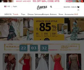 Choies.com(Fresh Women's Fashion) Screenshot