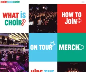 ChoirChoirChoir.com(CHOIR) Screenshot
