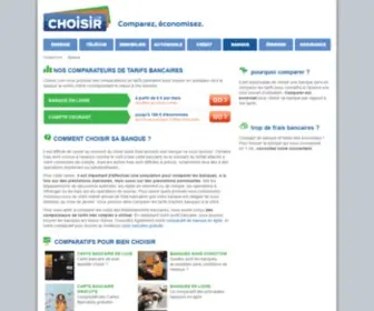 Choisir-SA-Banque-EN-Ligne.com(Comparez pour bien choisir) Screenshot