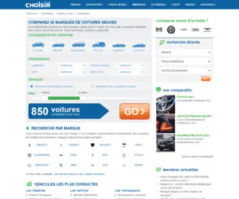 Choisir-SA-Voiture.com(Comparateur automobile) Screenshot