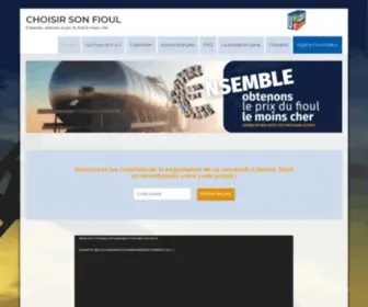 Choisirsonfioul.fr(Choisir son fioul domestique) Screenshot