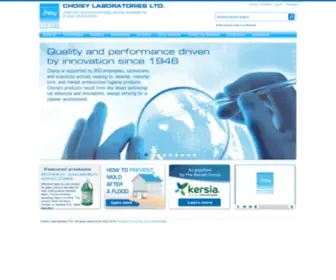 Choisy.com(Professional hygiene and disinfection products) Screenshot