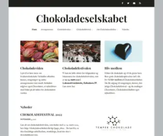 Chokoladeselskabet.dk Screenshot