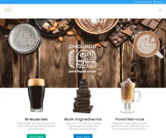 Cholaca.com(Premium Pure Liquid Cacao &amp; Chocolate) Screenshot