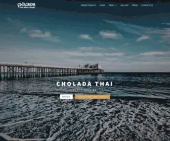 Choladathaicuisine.com(The Cholada Thai Cuisine) Screenshot