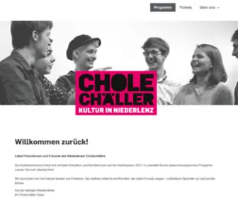 Cholechaeller.ch(Cholechäller) Screenshot