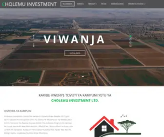 Cholemuinvestment.co.tz(Cholemu Investment ltd) Screenshot