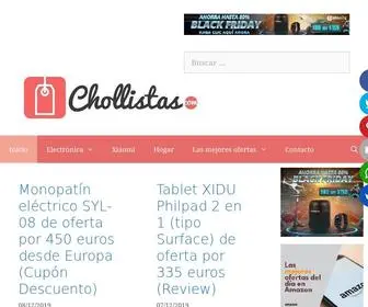 Chollistas.com(El blog de chollos) Screenshot